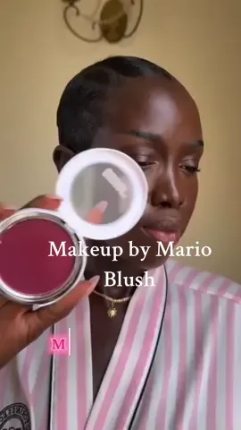 @makeupbymario soft pop plumping blush veil in shade (Berry Punch)  #makeupbymario #blush #darkskin #blackgirlmakeup #beauty 