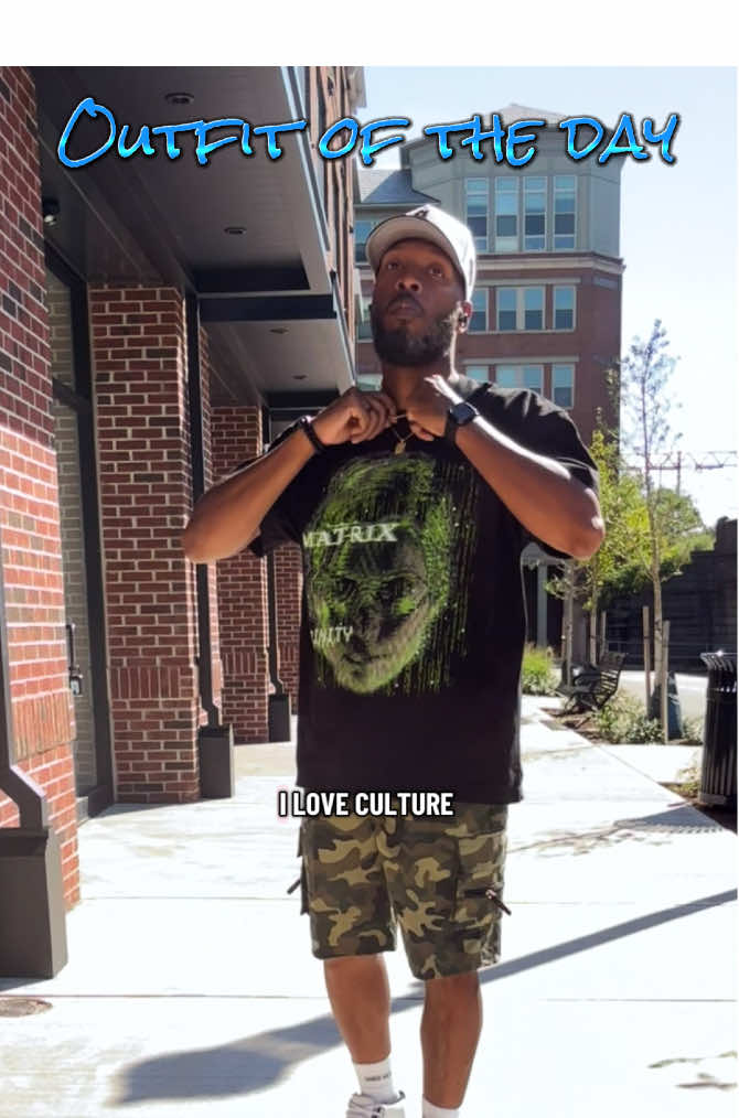 Quick outfit of the day Matrix T-shirt #matrix #movies #fyp #streetwear #StreetStyle