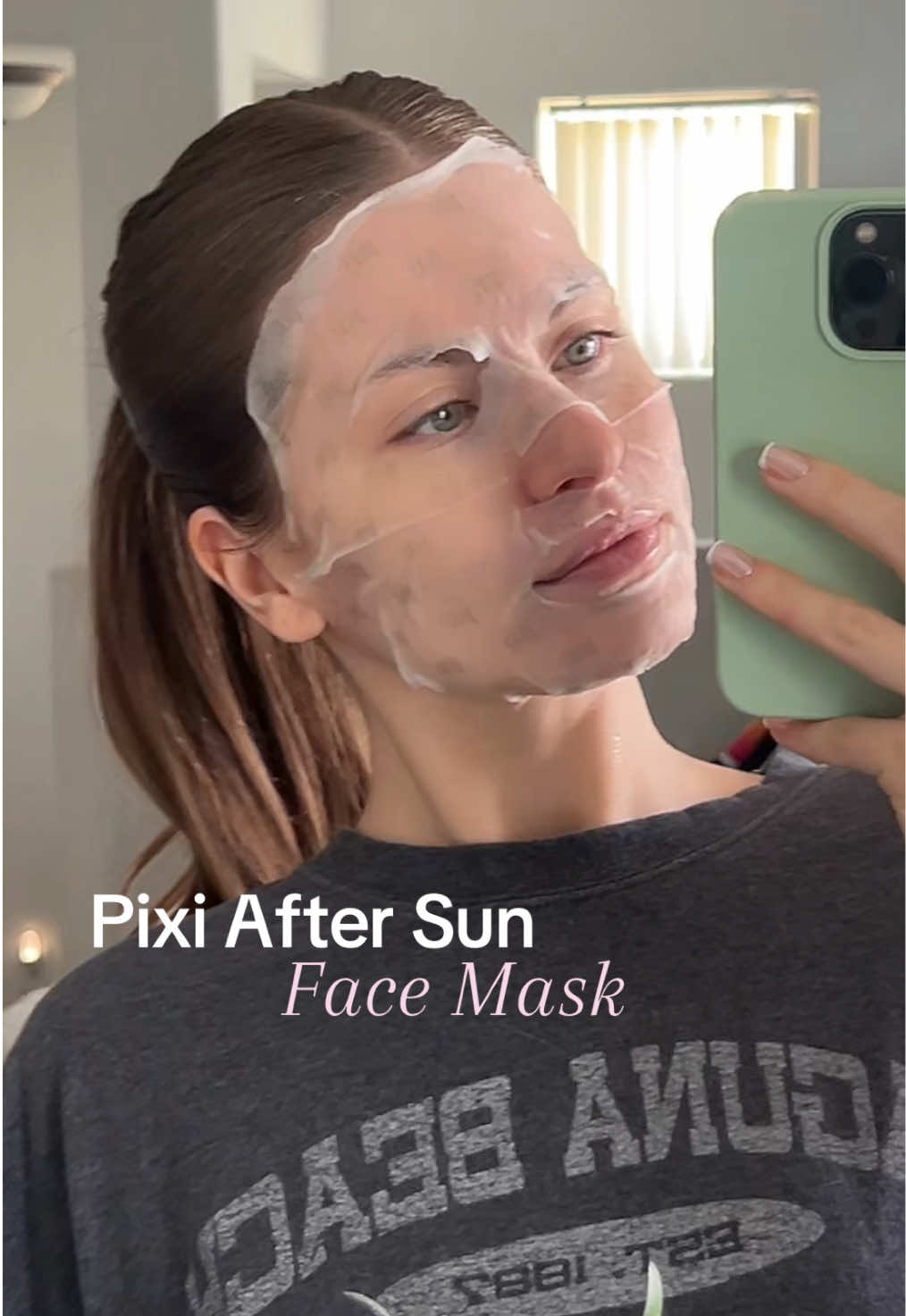 Pixi After Sun Face Mask - one of the best sheet masks EVER. #pixi #facemask #sheetmask #pixiaftersunmask #pixibeauty 