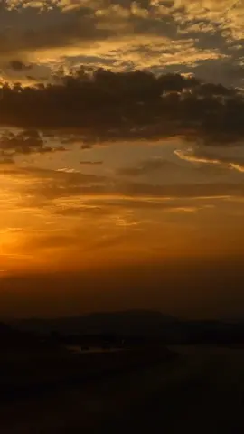 🧡 #sunset #algeria #medea 