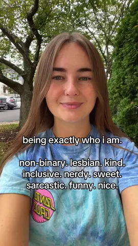 who you are is a beautiful thing 🏳️‍🌈 #fyp #lgbt #lgbtq #nonbinary #lesbian 