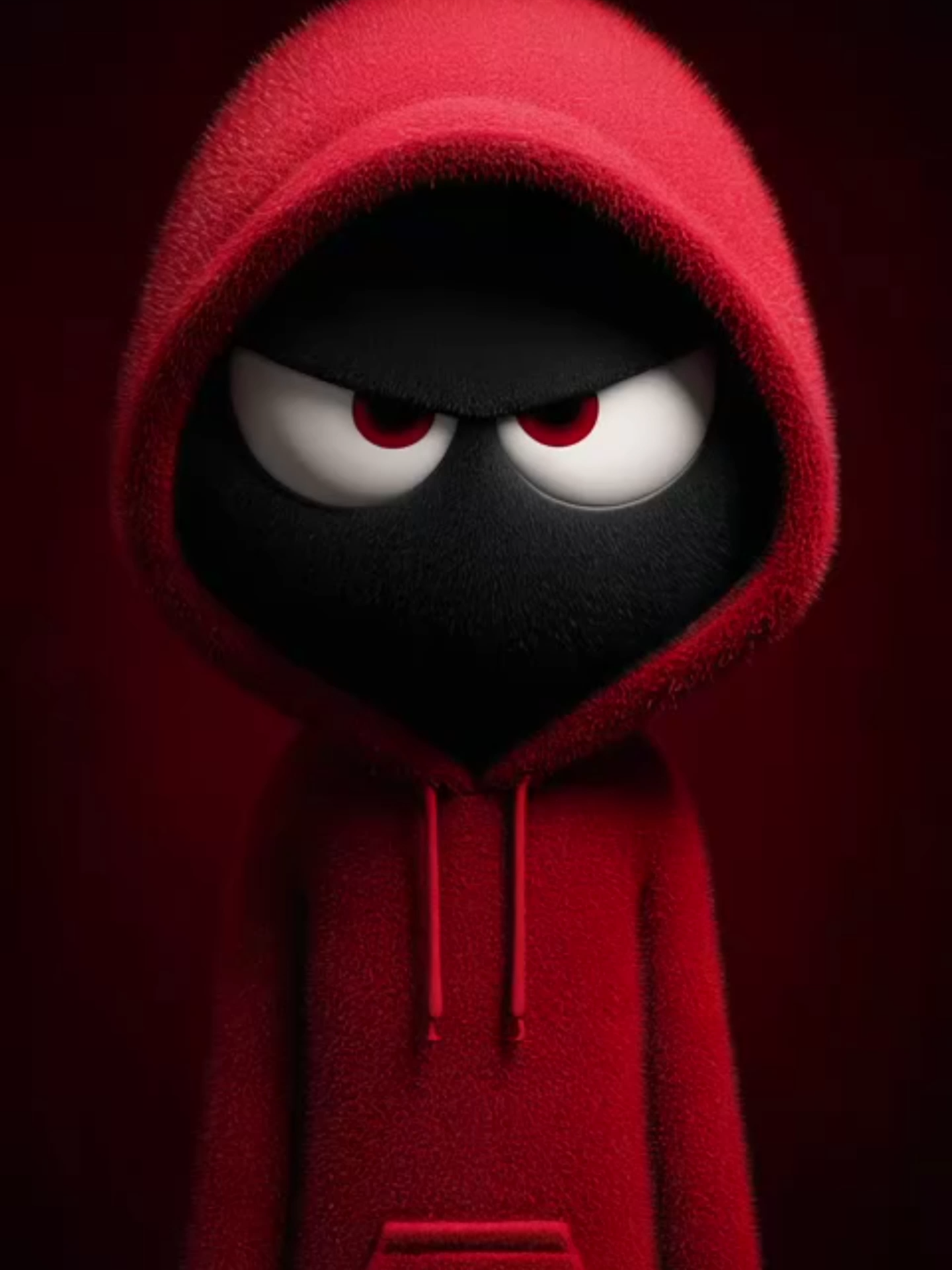 Live Wallpaper | What You Lookin’ At? #livewallpaper #lockscreen #hoodie #darkaesthetic #edgyvibes #cartoon #suspicious #annoyedface #whatareyoulookingat #aivideo #phonewallpaper