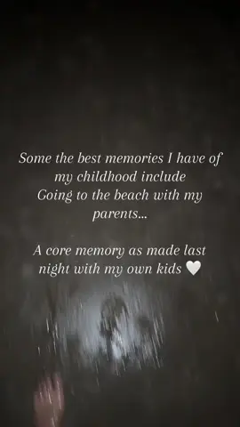 Some of the best memories I have of my childhood include camping at the beach. Last night a core memory was made with my own kids 🤍 #galvestontx #momlifevibes #buildingcorememories #motherhoodlife 