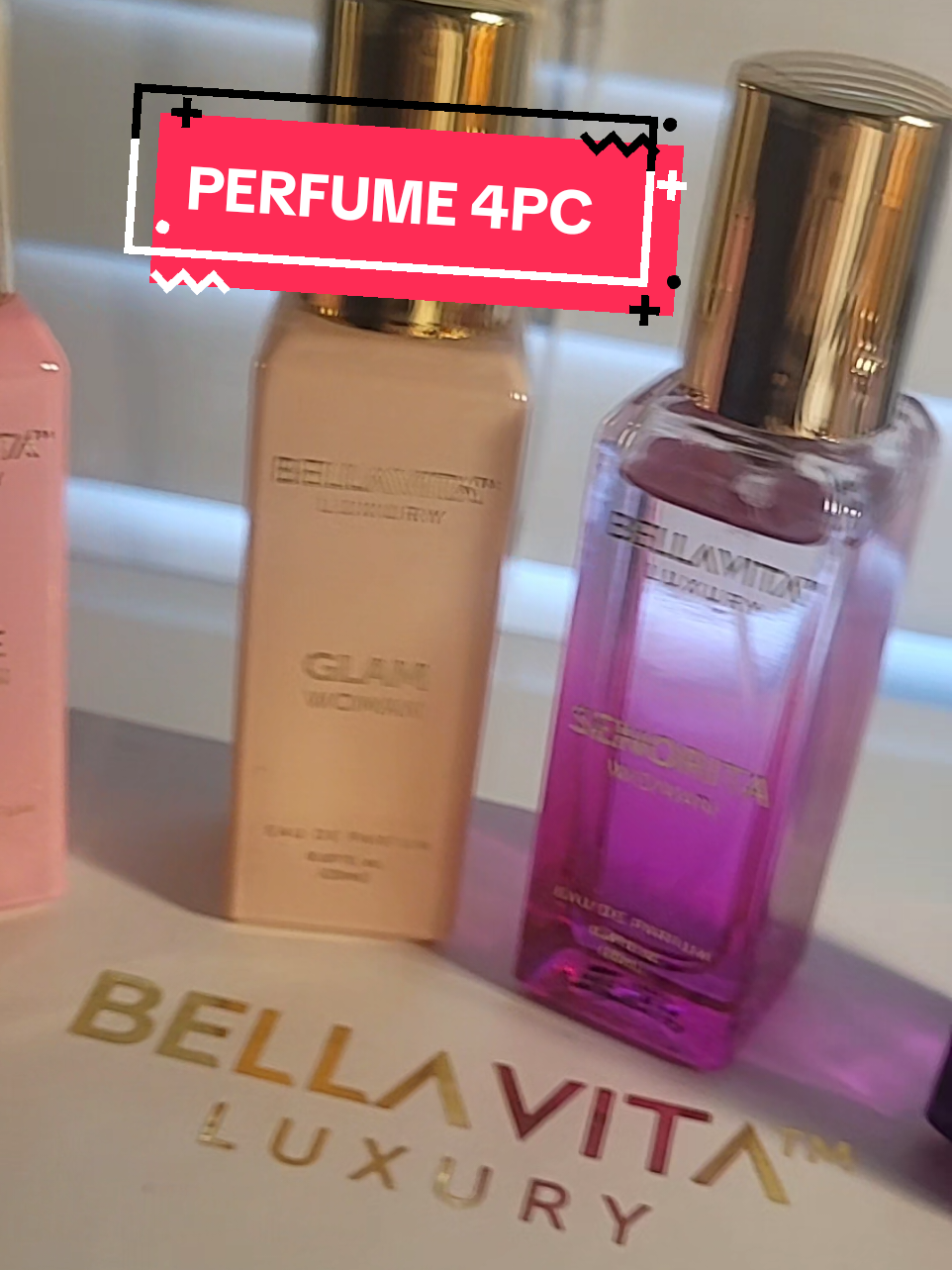 4 different scents One Long Lasting Perfume Scent For Any Occasion 🛍 #laufey #perfumeset #tiktokshop #showcase 