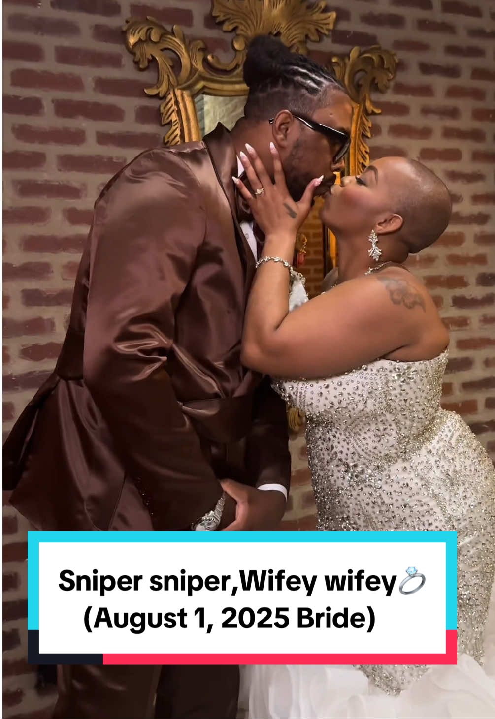 Look what happens when a Brooklyn dude links up with a Bronx chick for life — unstoppable. 💍❤️  @Brandon Walker  Content By: @Blissful | Wedding Content  #TheWalkers #2025Bride #bridetok #weddingcontent #wifeywifeywifey 