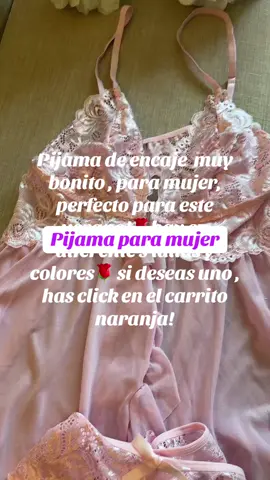 Pijama para mujer bonita, hay en diferentes tallas y colores#tiktokshop #pijama #nightwear #treasurefinds #fashion #women #paratii #bikini #tiktokshop #parat 