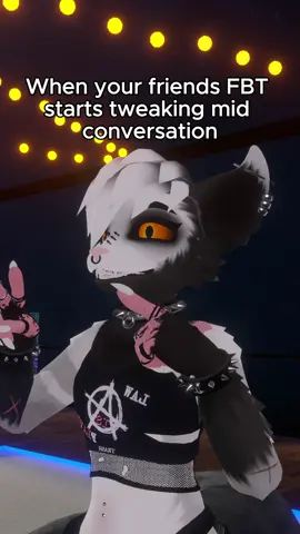 When your friends Fullbody Tracking starts tweaking mid conversation Thank you @hipsterfoxx for the help #furry #vrchat #vrchatcommunity #furrytiktok #fullbodytracking 