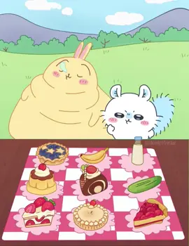 OUQKQUAKAJ I love this sm istg #usagi #momonga #chiikawa #memeanimado #art 