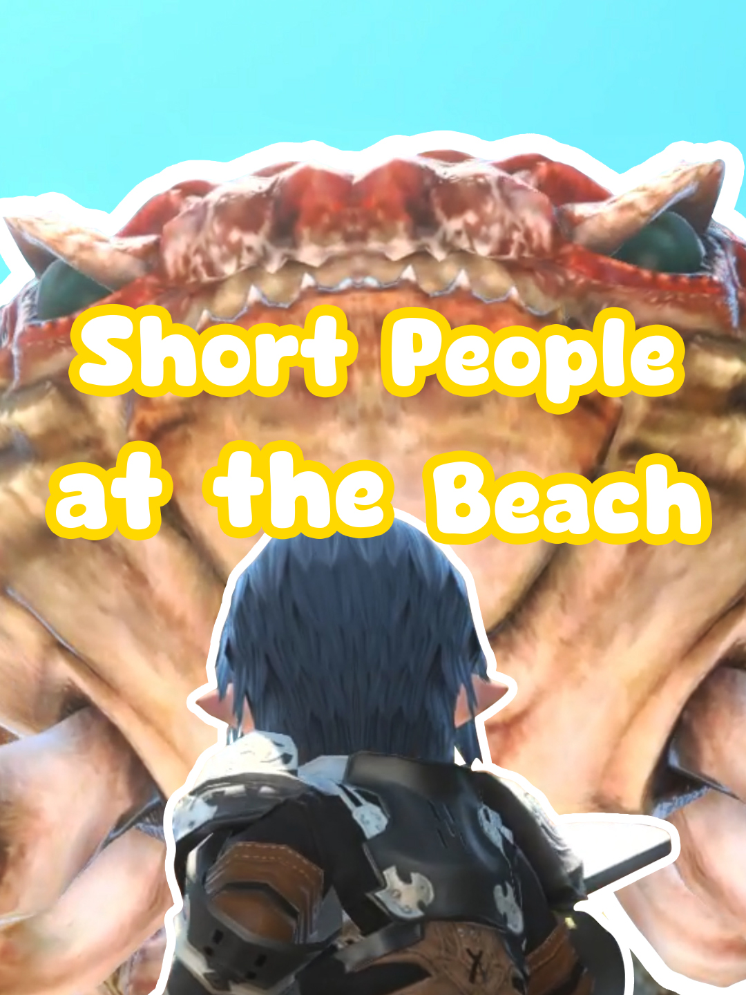 Short people at the beach #short #ffxiv