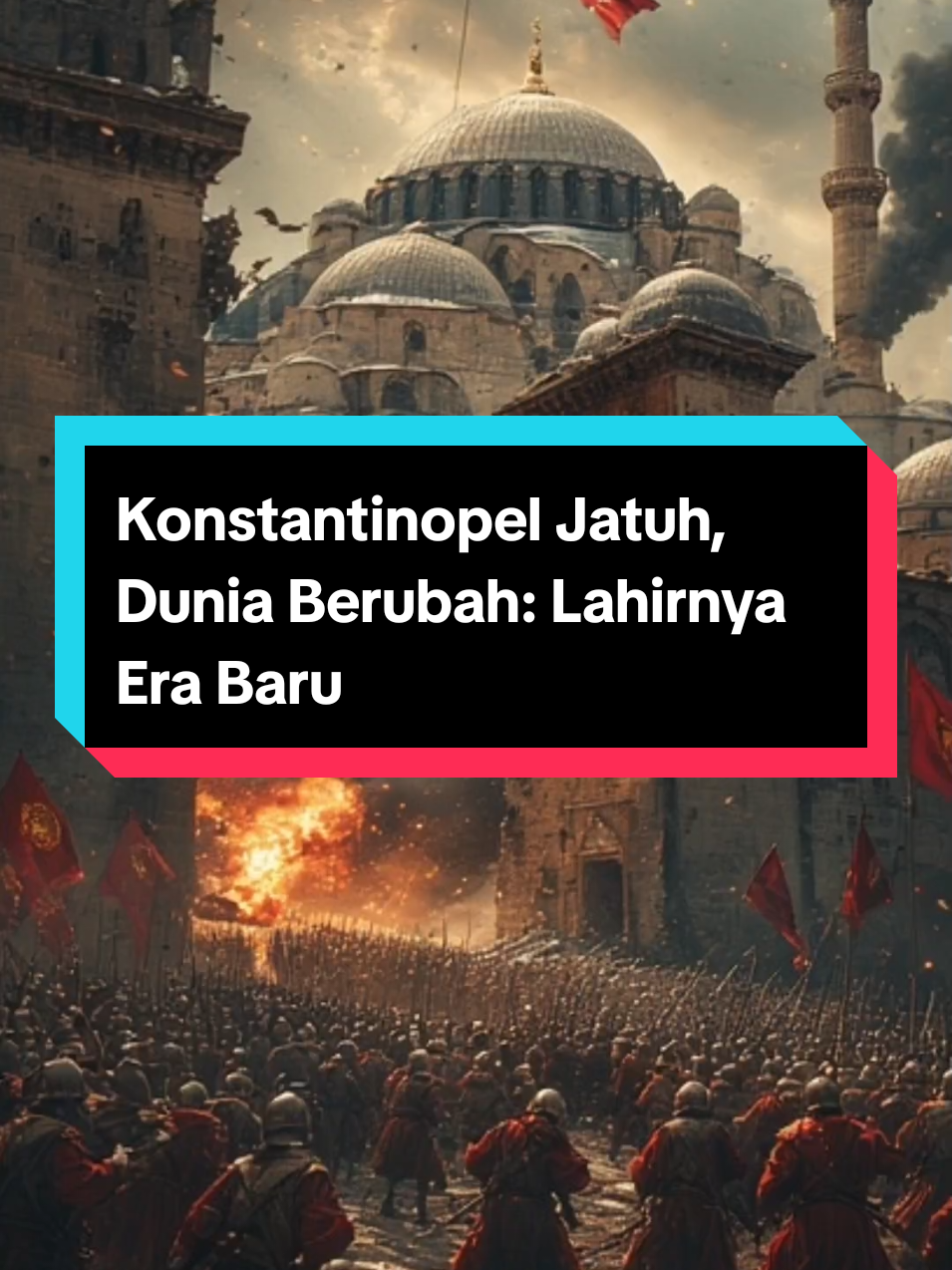 ✨ 1453 bukan sekadar jatuhnya Konstantinopel... tapi titik balik sejarah dunia! Dari kota yang runtuh, lahirlah Era Penjelajahan yang mengubah wajah dunia hingga hari ini. 🌍 🔥 Menurut kamu, apakah Eropa akan tetap jadi superpower kalau Konstantinopel tidak jatuh? 🤔  #SejarahDunia #Konstantinopel1453 #FYPSejarah #BelajarAsik #HistoryTok
