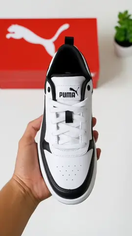 PUMA Sepatu Dribble PUMA White-Black #fyp #puma #gajiansale #unisex #foryou 