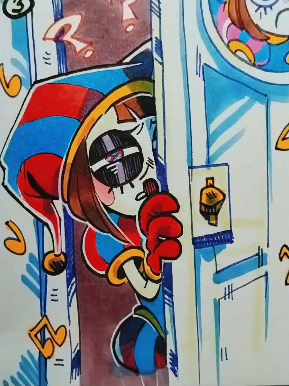 Not anymore 😔😔😔 #theamazingdigitalcircus #TADC #pomni #jax #traditionalart #markers #comic #fyp 