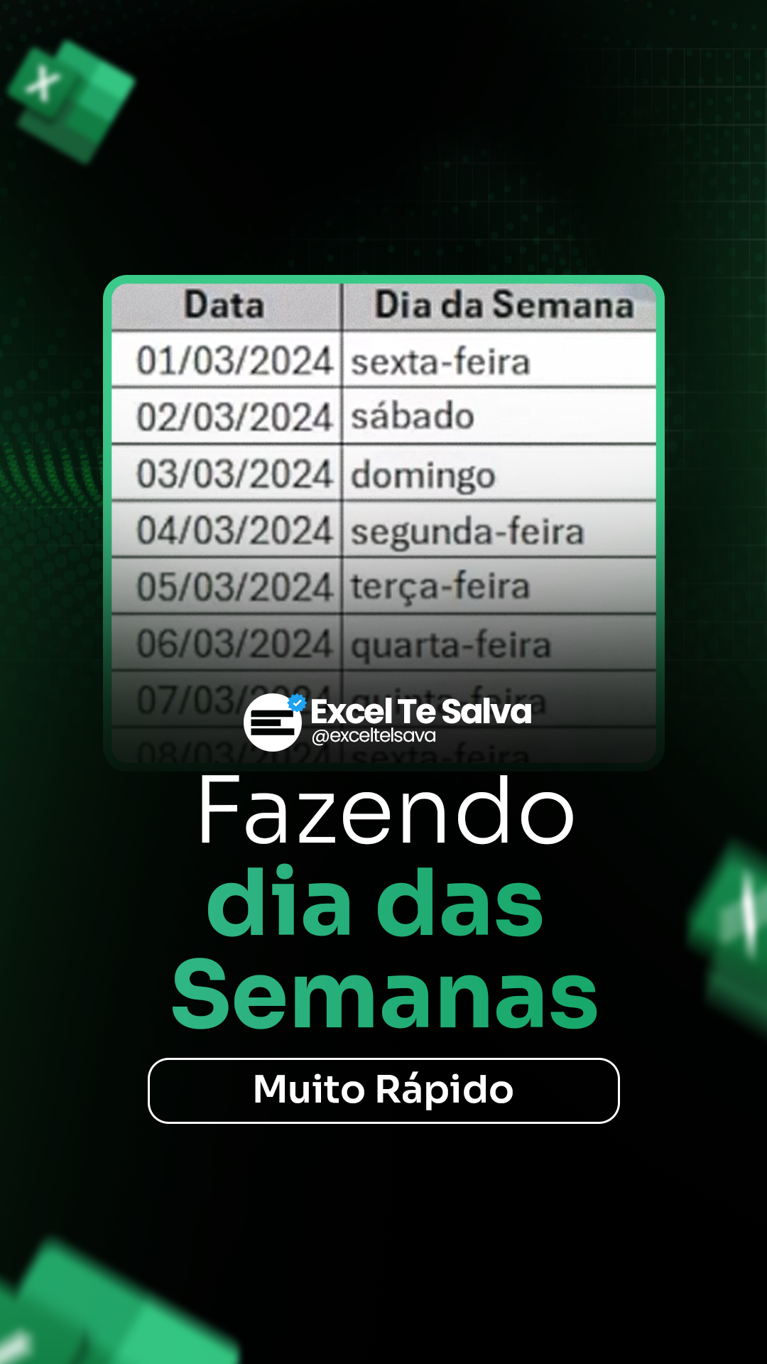 Se você ainda perde tempo digitando manualmente no Excel… tá vacilando! 😂 Com poucos cliques dá pra transformar minutos de trabalho em segundos. A real é que quem domina esses atalhos de produtividade se destaca demais no trampo. 👉 Quer acelerar sua rotina e ainda ser reconhecido no trabalho? Comenta ACELERA 🚀 #excel #exceltesalva #cursoexcel #cursoexcelonline #dicasdeexcel #microsoftambassador