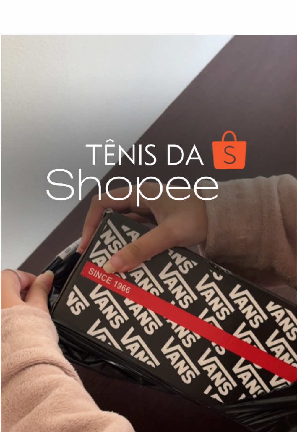 Tênis da Shopee 🧡 #vansknuskool #tenisvans #tenis #vans #shopee  