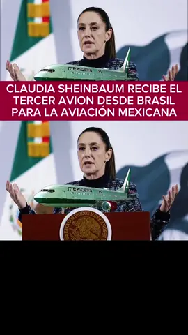 CLAUDIA SHEINBAUM RECIBE EL TERCER AVIÓN ENVIADO DESDE BRASIL PARA LA AVIACIÓN MEXICANA#ultimahora #noticias #claudiasheimbaum #noticiasen1minuto #estadosunidos 