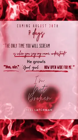 I’m not fragile. I’m not broken.  I’m unstoppable. 🔥💔 Want to find out for yourself? Book 4 of the Broken Toys series is coming 8/30/25 📖 @Dark Editions Author   #ImNotBroken #NeelLatchman #DarkRomance #ObsessiveLove #Bookstagram    