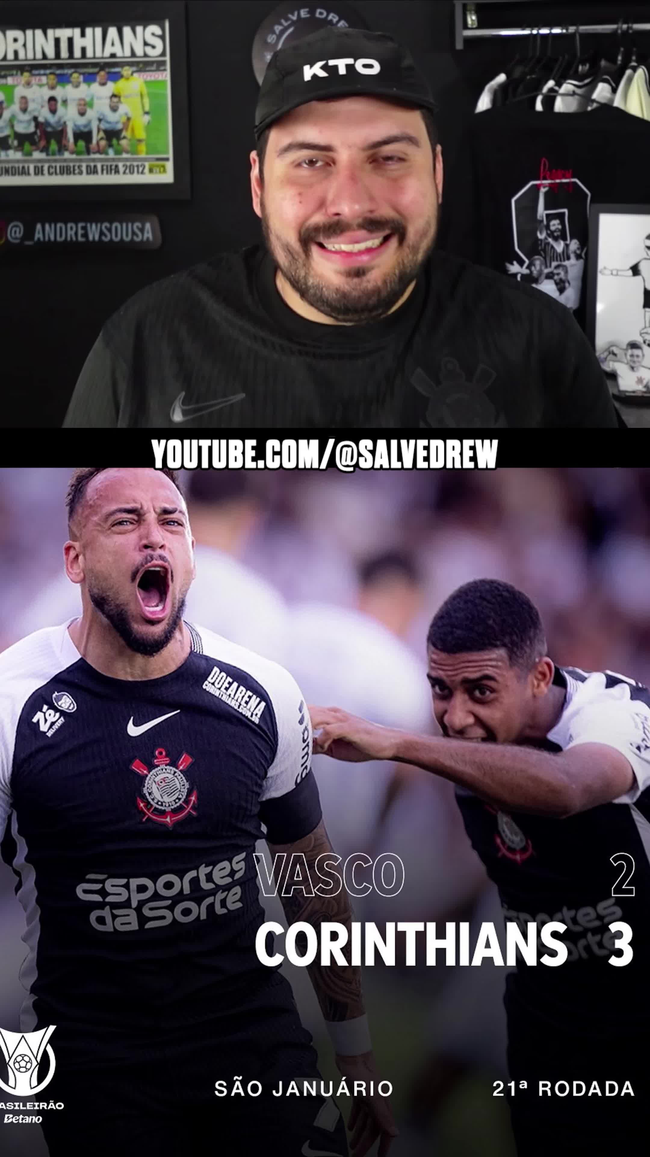 Que vitória GRANDE pro Corinthians! #corinthians #timão #sccp #dorival #vaicorinthians #futebol