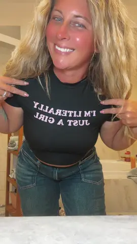 I’m literally just a girl #justagirl #justagirlintheworld 