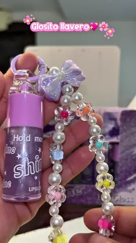Glosito llavero el más virales💖 hermosa presentación🌸 #lipgloss #lipglossllavero #glossllavero #beauty #girls 