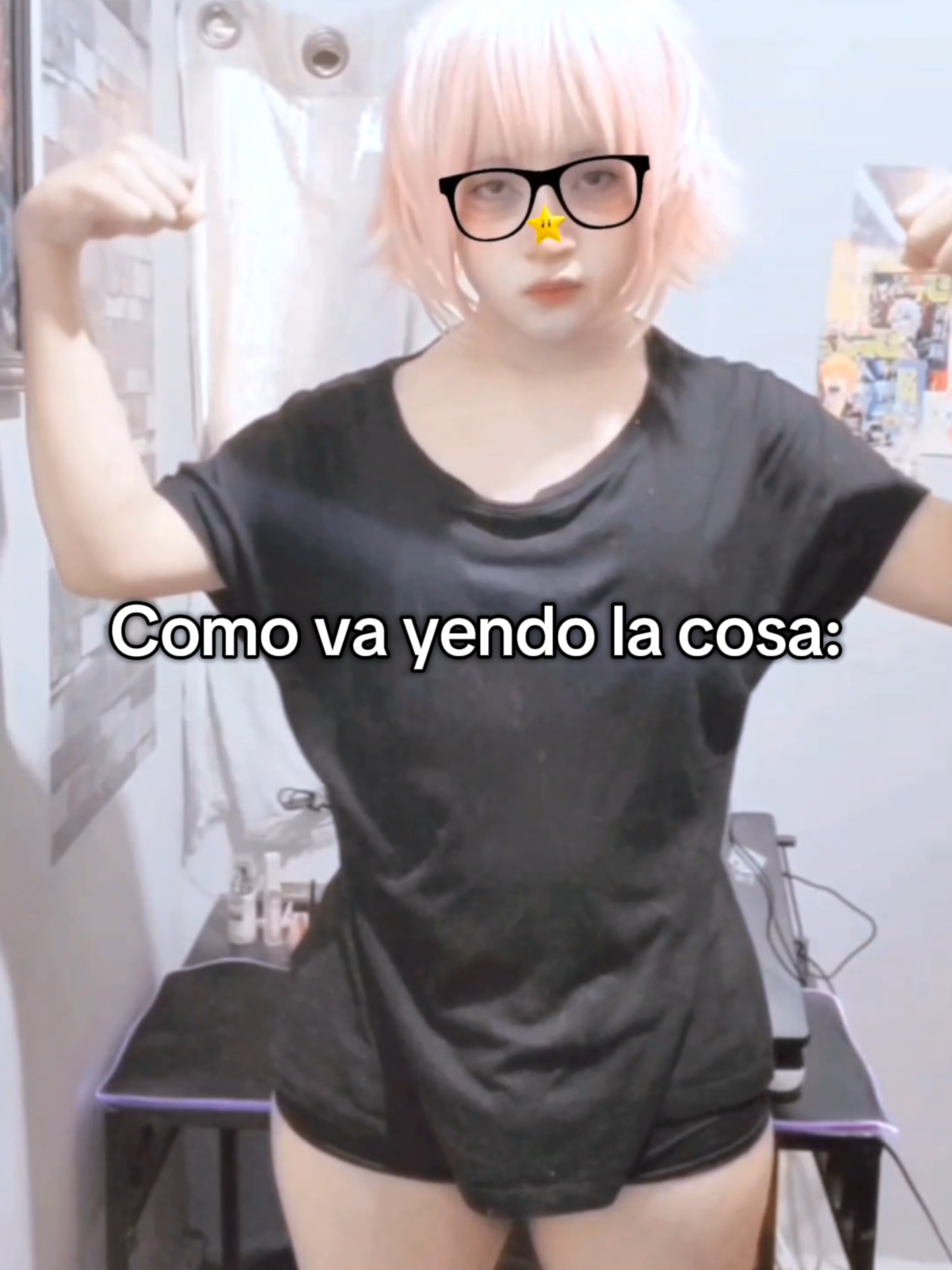 Bueno al menos es comoda y deja pasar el aire, a ustedes como les queda esa camisa de compresion? #cabellolargo #fyp #genes #femenineboy #femenineboy #femenine #femboyz #femboy #fypシ゚ #genetic #peluca #femboytiktok #filtro #real #humor #gym #gimnasio #cabellolargo 