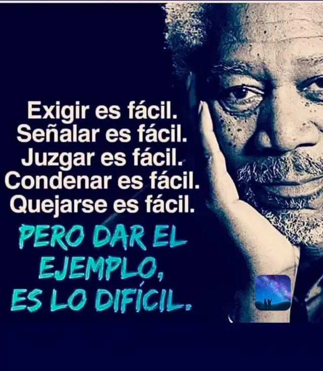 Quien va a decir lo contrario,aquí esta dicho todo,quien va a dar el ejemplo de perfeccion