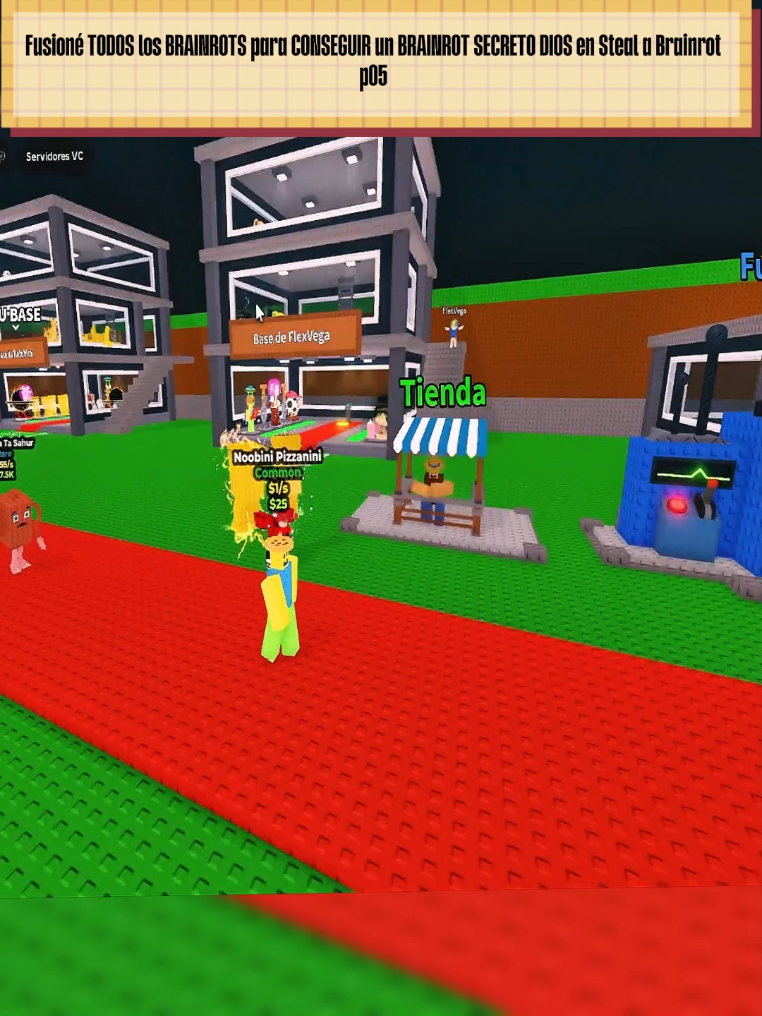 Fusioné TODOS los BRAINROTS para CONSEGUIR un BRAINROT SECRETO DIOS en Steal a Brainrot ¿Será realmente el más poderoso?p05 #robloxfyp #gaming #fyp #viral #brainrots