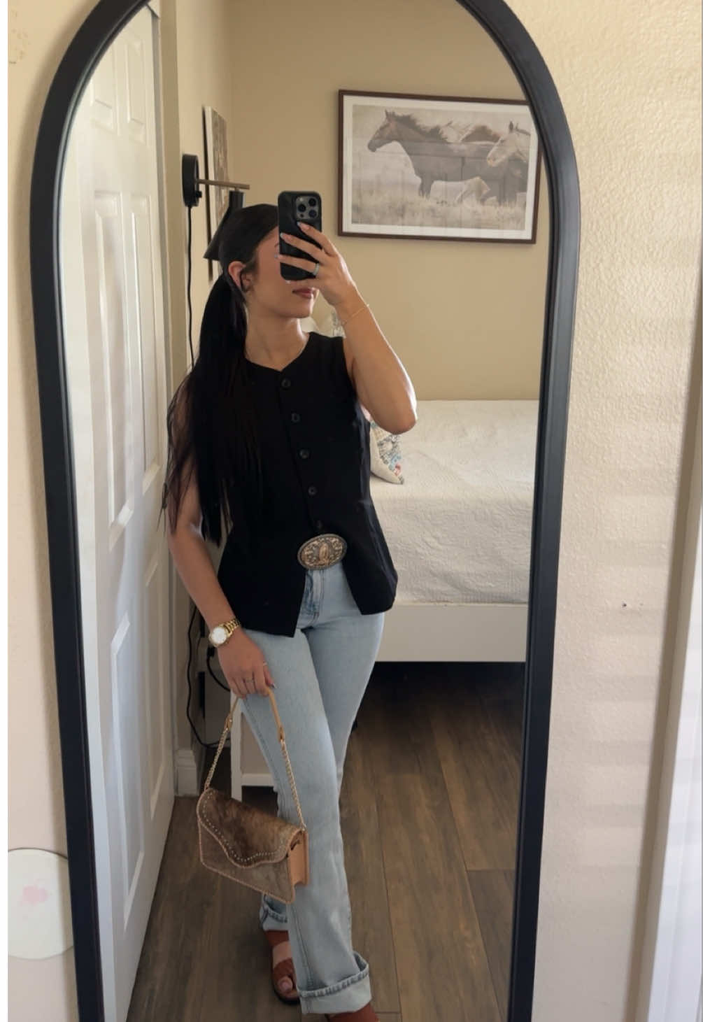 dominguito de misa ⛪️ • • #fyp #parati #OOTD #westernfashion #churchootd 