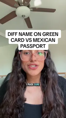 Replying to @J You should always book flights under your passport name. At CBP inspection, show your green card and passport, and carry your marriage certificate to prove a name change if needed. 🙏🏽 Sharing my marriage-based Adjustment of Status Green Card journey as a DACA recipient 🇲🇽 🇺🇸 Filed on my own & no RFE! Nothing I say is legal advice‼️ Sharing what I know from publicly available information and/or what l've personally experienced 🫶🏽 Follow me on Insta & YT 🔗 inBio! Que Dios te bendiga, hoy y siempre ✨💖 ##greencard##DACA##immigrationadjustment of status 