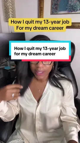 How I quit my 13-year job for my dream career #entrepreneur #smallbusinessowner #entrepreneur  #smallbiz #businesscoach 