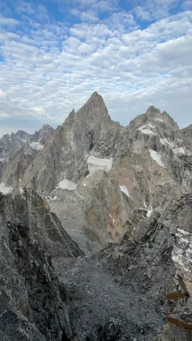 Finally made it to the summit of Teewinot and wow was it glorious. Standing face to face with the Grand Teton is a feeling I will never forget. The climb down is something I would love to forget.