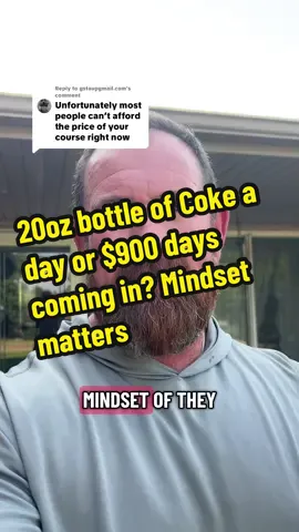 Replying to @gstaupgmail.com for less than a 20oz bottle of Coke a day you can’t afford to start having your own $900 days? #makemoneyonline #digitalchampiondads #onlineincome #sidehustlefordads #mindsetmatters 