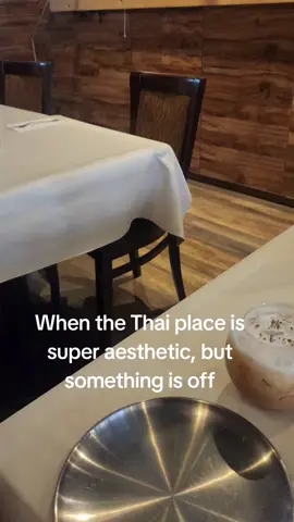 And it was on a loop the whole time we were there 🥀 #thai #thai #thairestaurant #vibe 