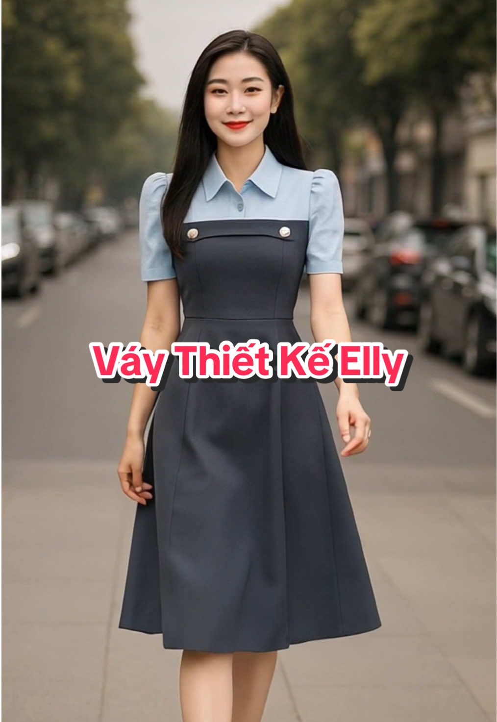 Váy thiết kế Elly.                              #vaycongso#vaythiekeelly #vayxinh #trending #xuhuong #myoutfits #fashionnu 
