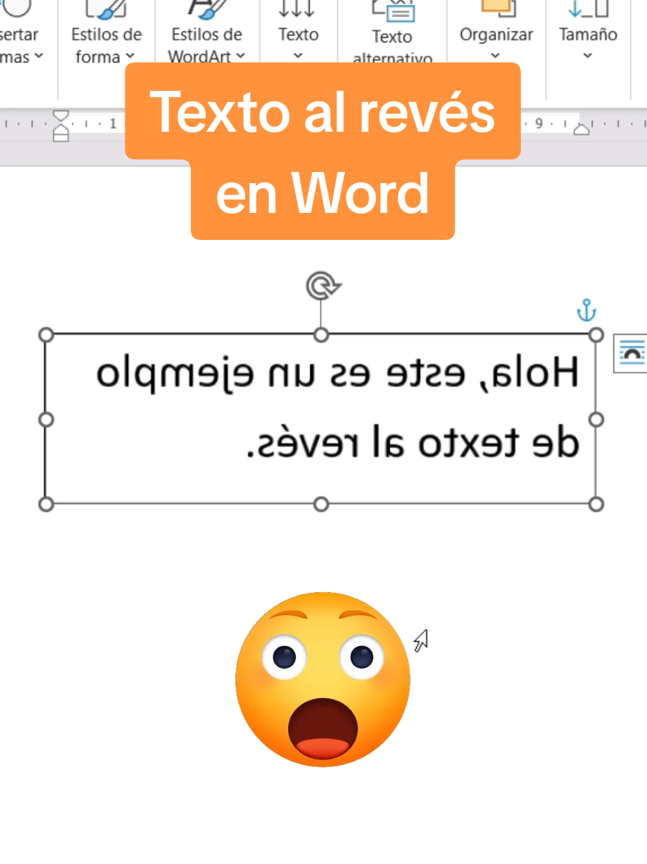 Cómo escribir texto al revés en Word #informática #trucospc #word #pctips #ladob_1 