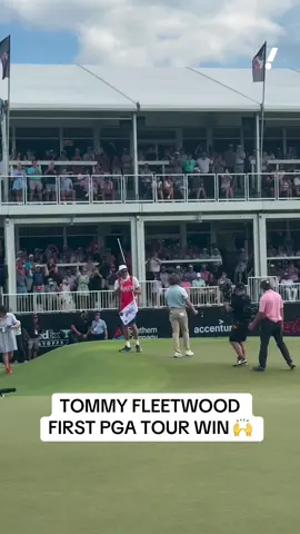 The moment Tommy Fleetwood secured his first win on the PGA Tour 👏 #golf #tommyfleetwood #PGATOUR 