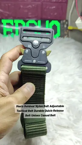 Men's Outdoor #nylonbelt NylonBelt Adjustable #tacticalbelt TacticalBelt Durable #quickreleasebelt QuickReleaseBelt Unisex Casual #belt Belt #TikTokShop99AlloutShopping 