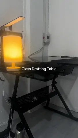 If you’re looking for the perfect drafting glass table—this is it! ✨ Tempered glass top, adjustable angle, and extra side drawers. Perfect for study, work, or gaming. 👇 #WorkspaceGoals #StudySetup #GamingSetup #draftingtable #glasstable 