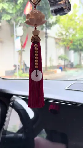 Khánh treo Liên Hoa Trang Trí Xe Hơi , Dây Treo Sen Gỗ Hoàng Dương Trang Trí Ô Tô, khánh liên hoa treo gương ô tô Bình An#khanhtreoxeoto #khanhteolienhoa 