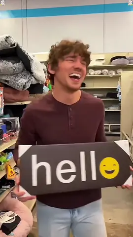 Reading signs at Hobby Lobby 🤣😅🤪🤨#hobbylobby #prank #funny #funnyvideos #usa 
