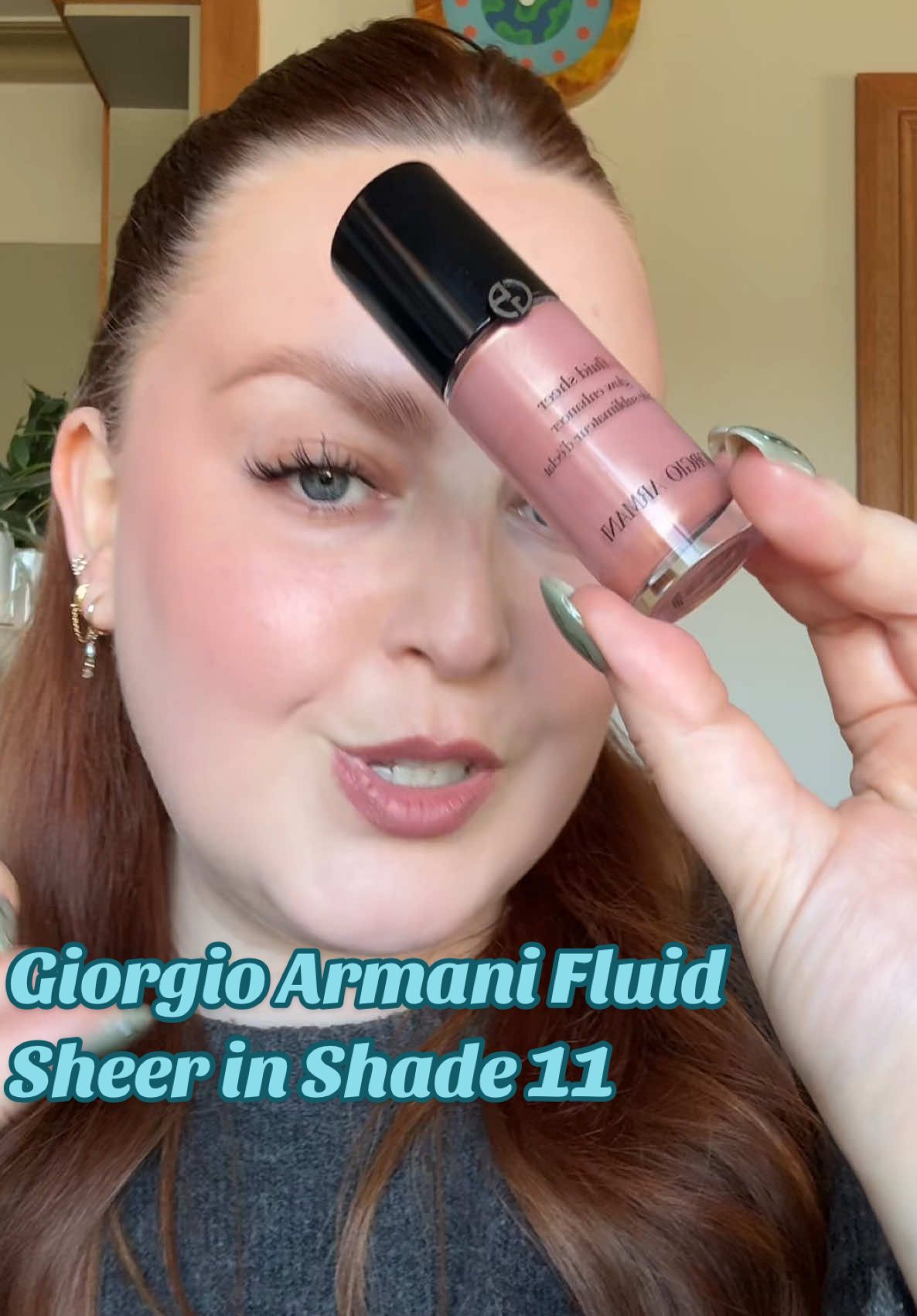 One of my favourite one and done cheek products @Armani beauty fluid sheer in the shade 11 #oneanddonemakeup #blonzer #armanifluidsheer #fluidsheerglowenhancer #liquidblush 