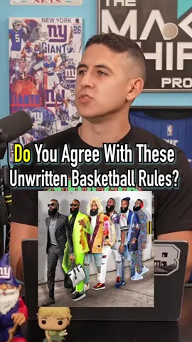 DO YOU AGREE WITH THESE UNWRITTEN BASKETBALL RULES! #fyp #NBA #basketball #rules #game  