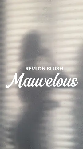 Love you @Revlon Cosmetics 🫶🏼 #revloncosmetics #revlonblush #mauvelous #blush 
