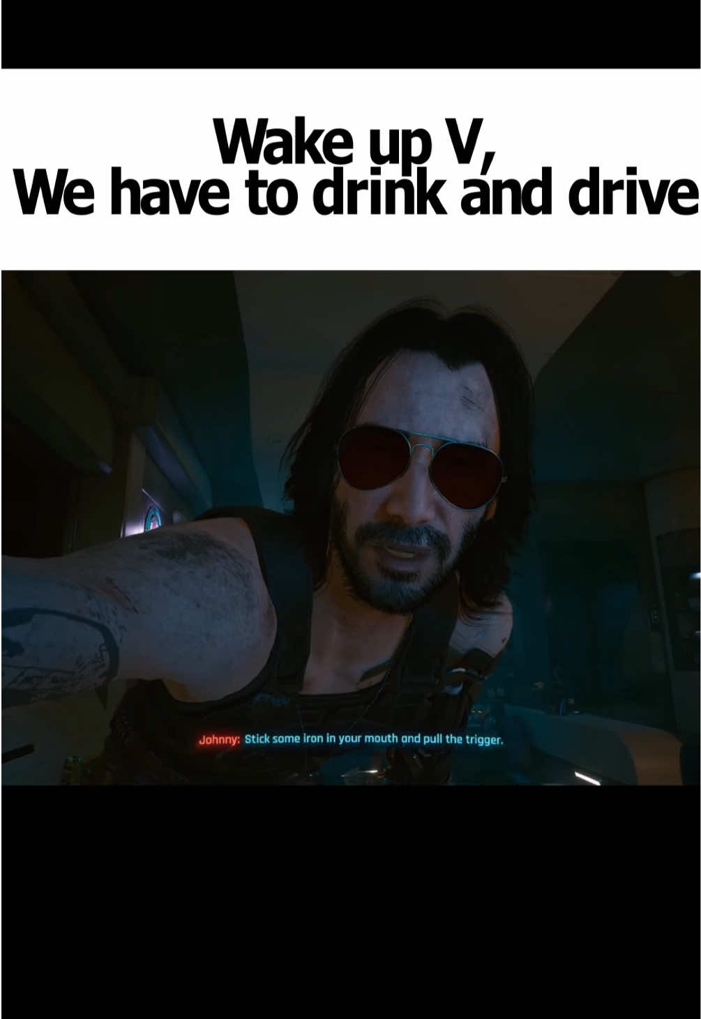 1st happy ending in Night City❤️‍🩹❤️‍🩹❤️‍🩹 #cyberpunk #cyberpunk2077 #cyberpunkedgerunners #johnnysilverhand #edit 