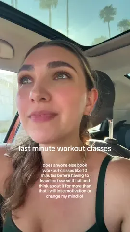 especially with solidcore and barry’s classes like if i sit and think about how hard this class is going to be i simply won’t go..  but then i never regret going after and im like thank god i went hahahaha 