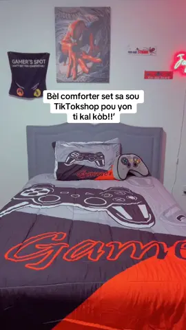#gamingcomforter #gamercomforter #reversiblecomforter #3pccomforterset #videogamebedding 