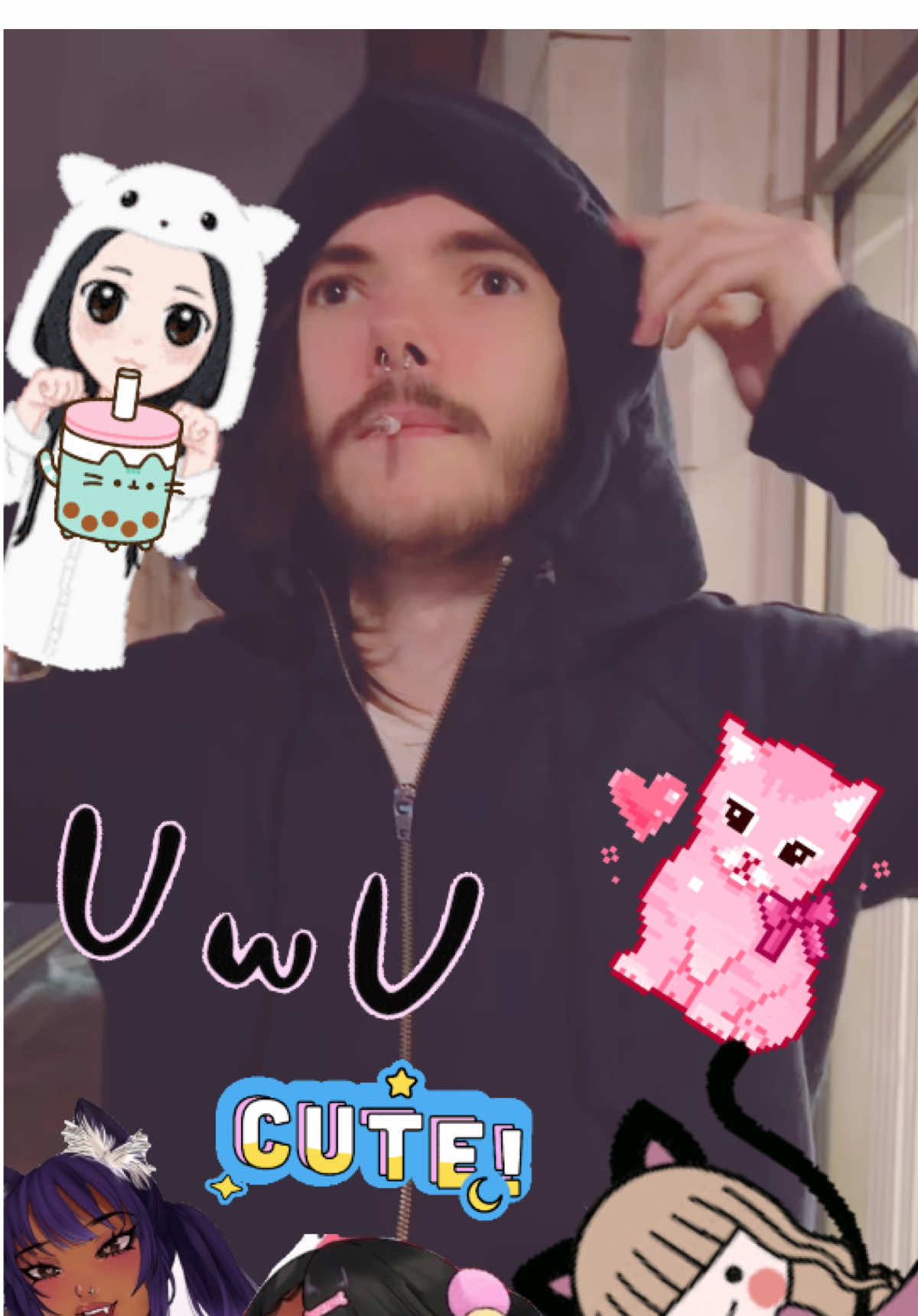 Aw very cute cute wasian boy aw cute boy sweet baby kitty #Kitten #cuteboy #chinatown #supercute #kawaii 