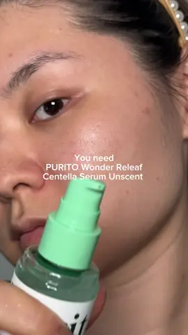 This is the perfect DUO for glass skin . @PURITO SEOUL  . Wonder releaf Centella Serum Unscent . Mighty Bamboo Panthenol Cream . #purito #panthenolcream #centellaserum #koreanskincare #glowingskin 
