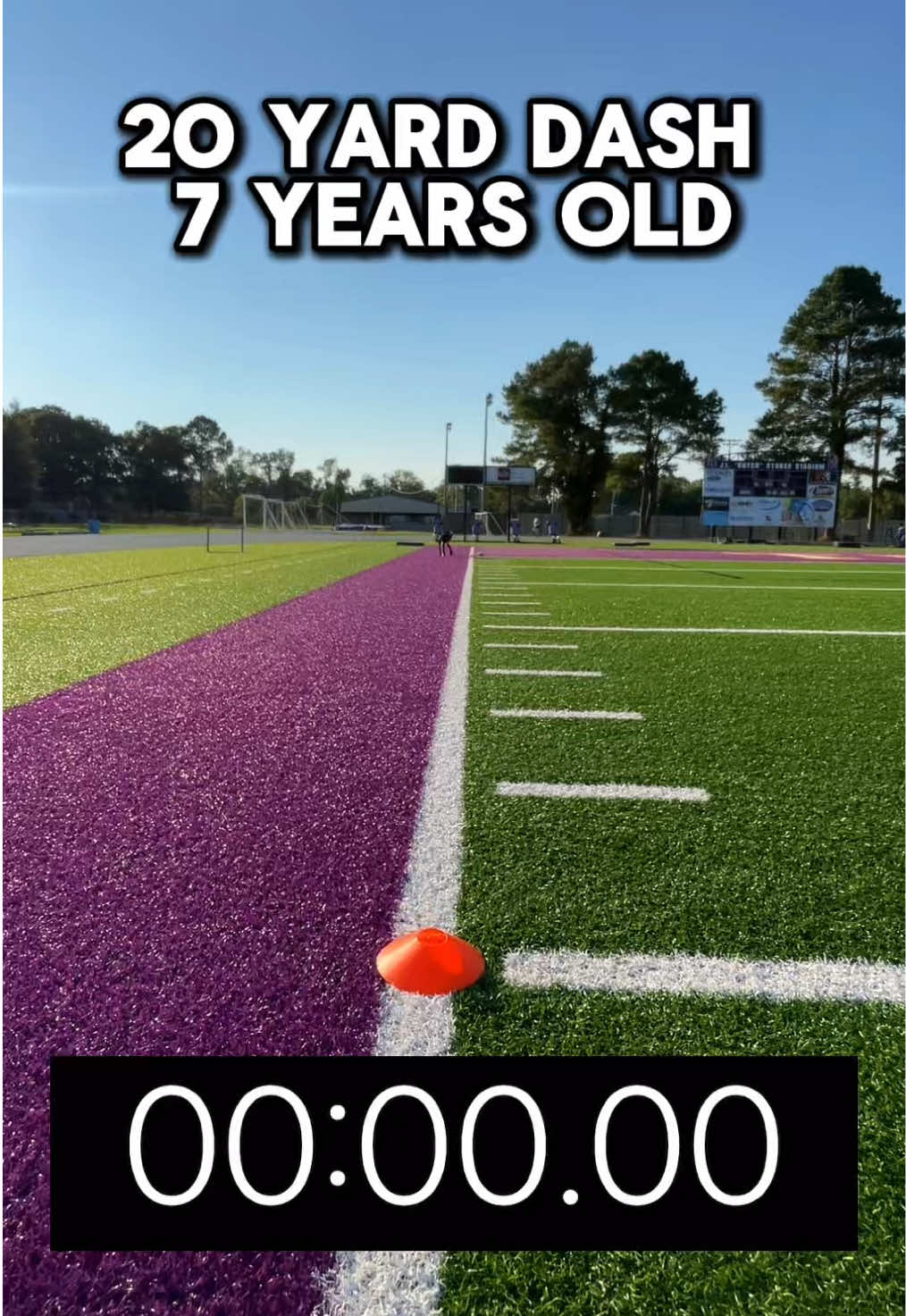 7 years old 20 yard dash🏃‍♂️💨 Future star in the making. #speedtraining #youthathlete #footballtraining #20yarddash #xade 