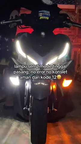 dijamin aman dari kode-kodean🤙#luminos#sen2mode#lampusenja#fypシ#aerox155 