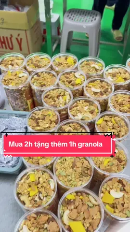 Mua 2 tặng 1 nhận 3h granola Yến mạch sấy giòn shop Thảo Mộc Food ❤️🫶 #hatdinhduong #granola #eatclean #thaomocfood 